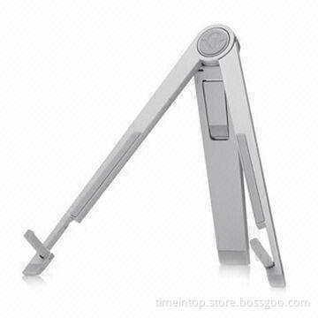 Ultra Portable Stand, Suitable for iPad 1/2G, Tablet and Smart-phones, Made of Alloy